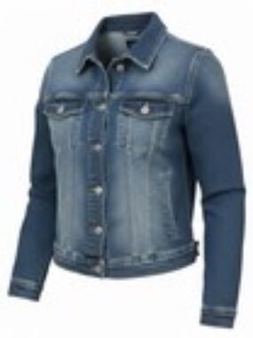 Articles of Society Los Angeles Women's Blue Denim Trucker Jean Jacket Size S